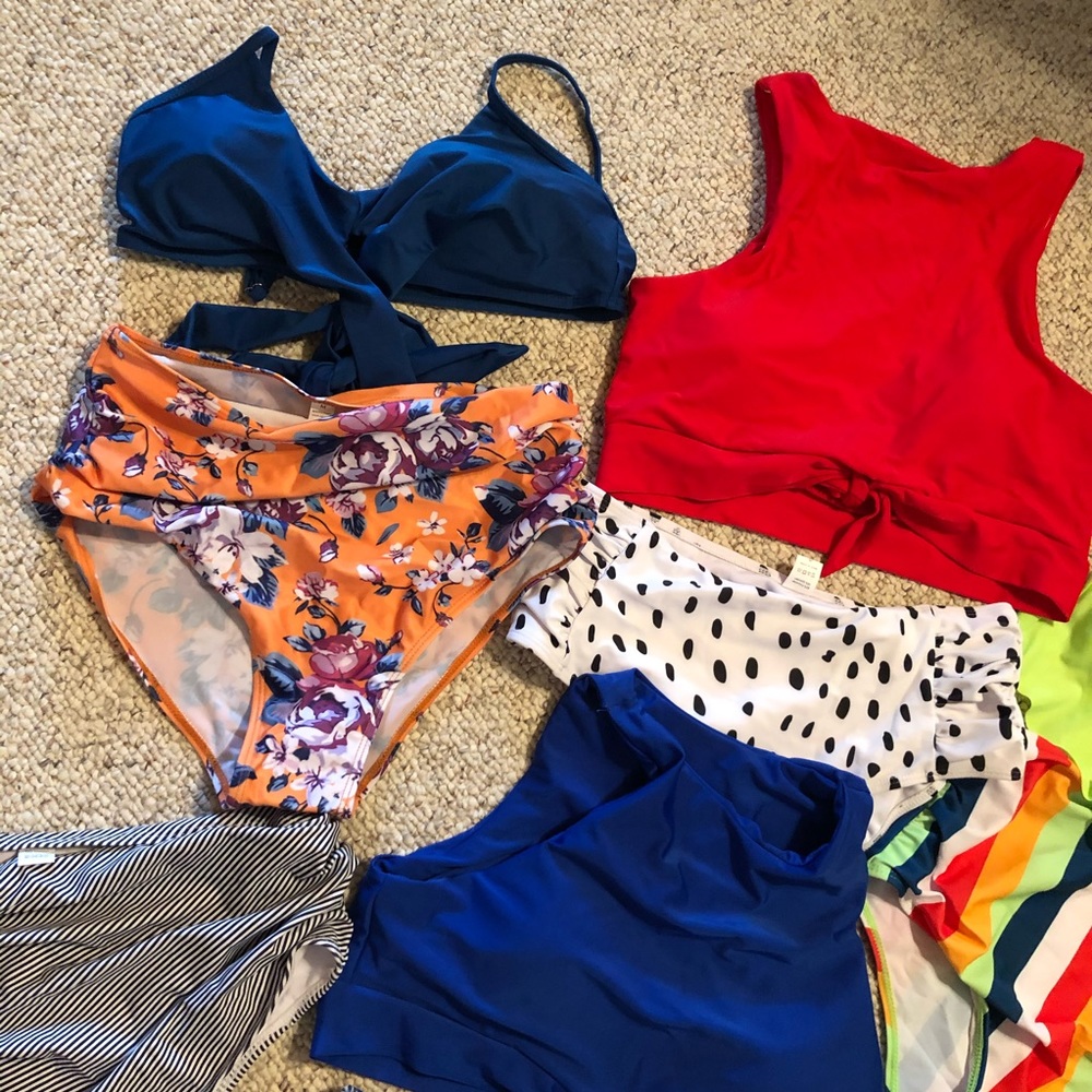 Shein Swimsuit Bundle | 7 Bottoms | 5 Tops Medium